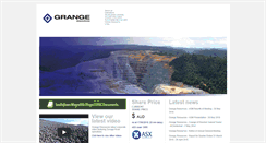 Desktop Screenshot of grangeresources.com.au